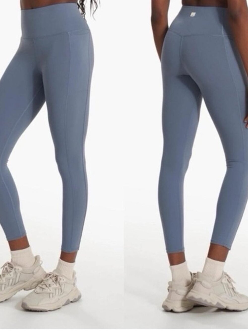 Vuori Studio Pocket Leggings, M, Slate Blue/Gray